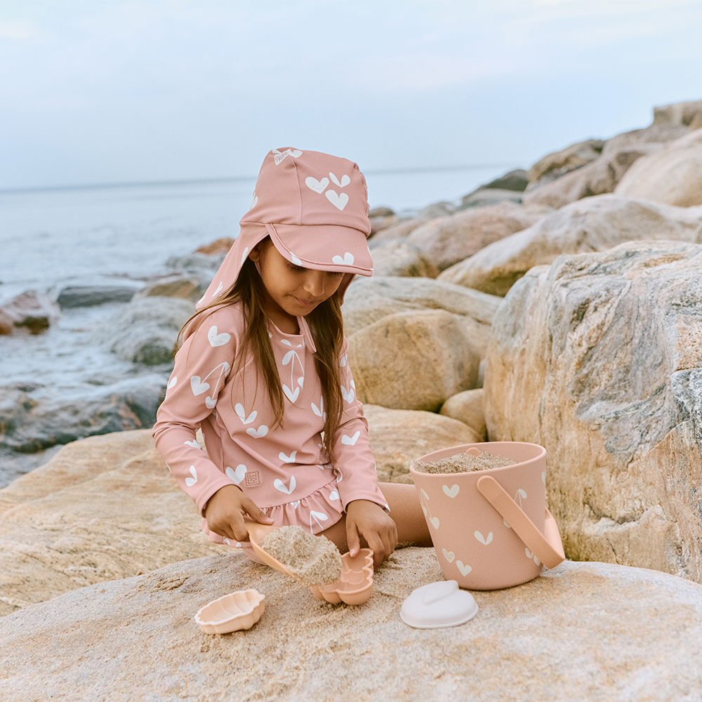 Liewood Chapeau de bain anti-UV « Cecilia » Sweethearts/Pale Tuscany