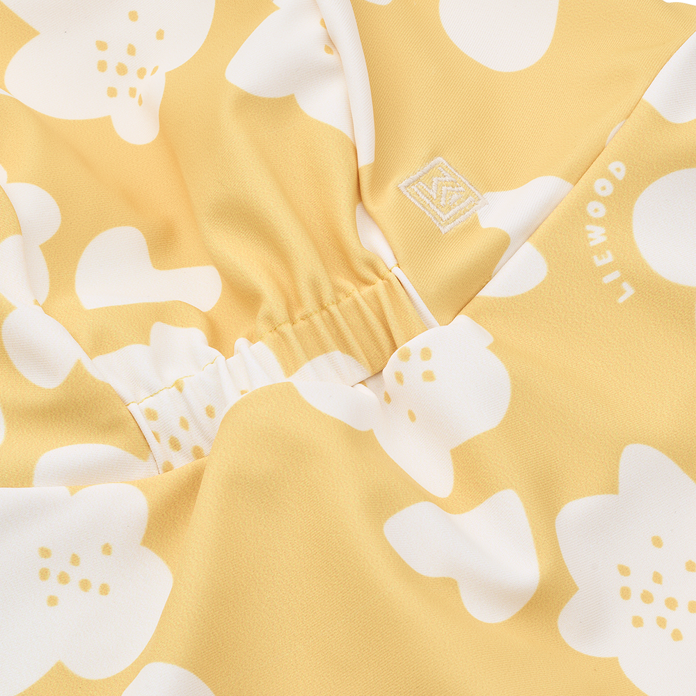 Liewood UV Swim Sun Hat 'Cecilia' Flower/Lemon Yellow