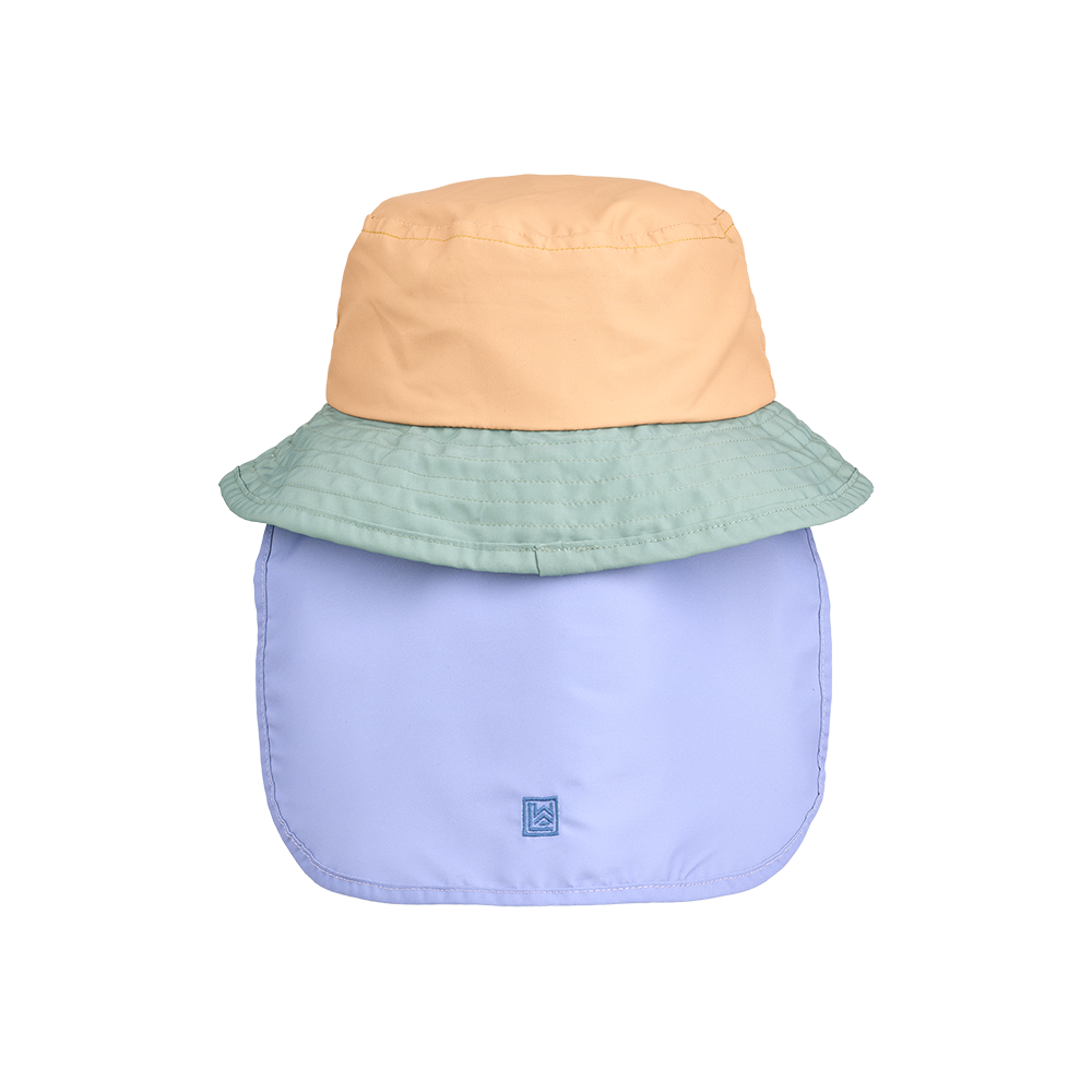 Chapeau de soleil anti-UV Liewood 'Damona' Peppermint Multi Mix