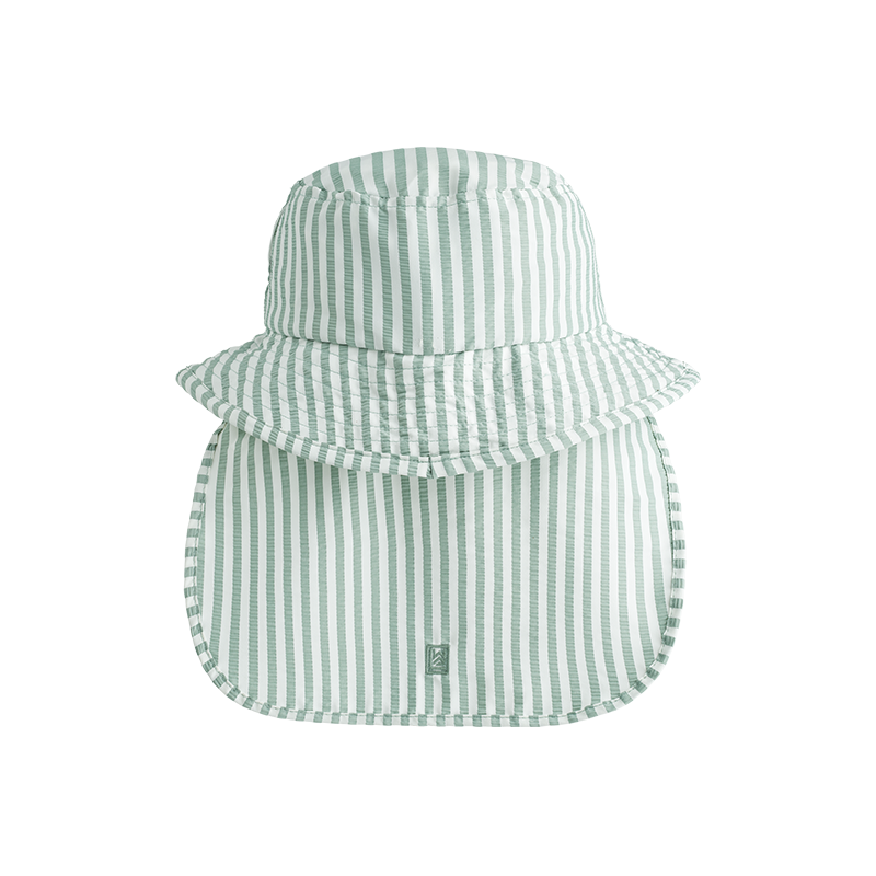 Liewood Sonnenhut 'Damona' Stripe Peppermint/Crisp White - Online MY SNOWFLAKE
