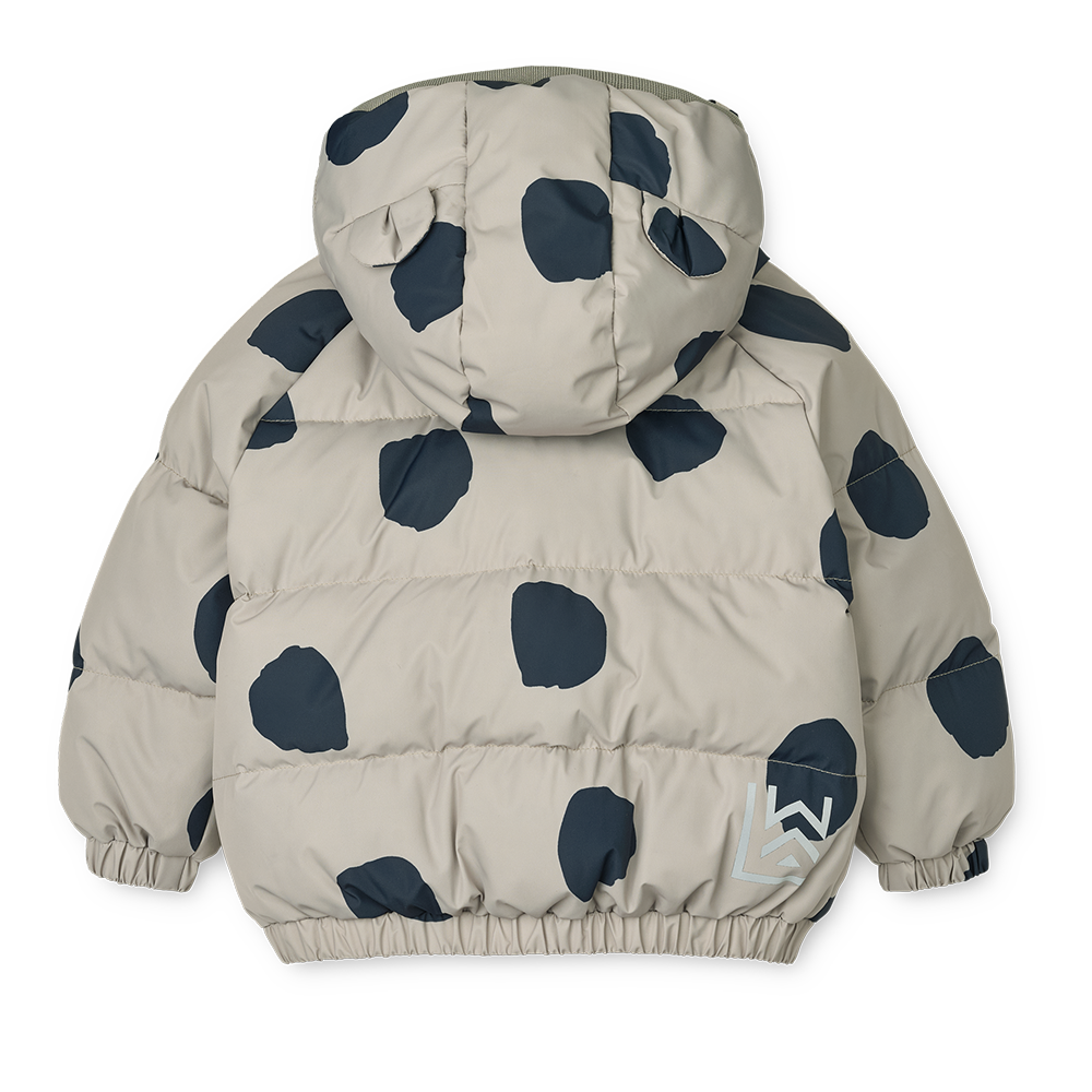 Liewood  Daunenjacke mit Öhrchen 'Adelina' Spot Dots/Mist - Online MY SNOWFLAKE