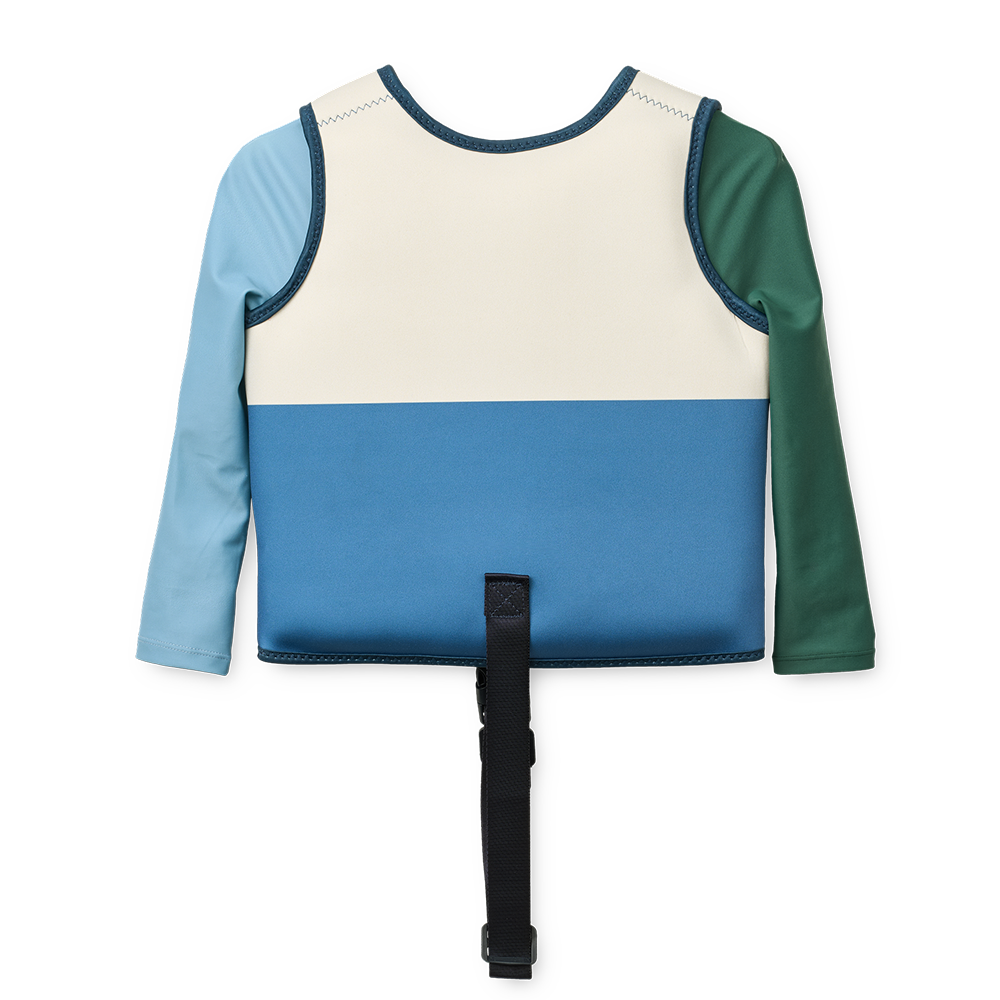 Liewood Schwimmweste mit langen Ärmeln 'Dove' Riverside Multi Mix