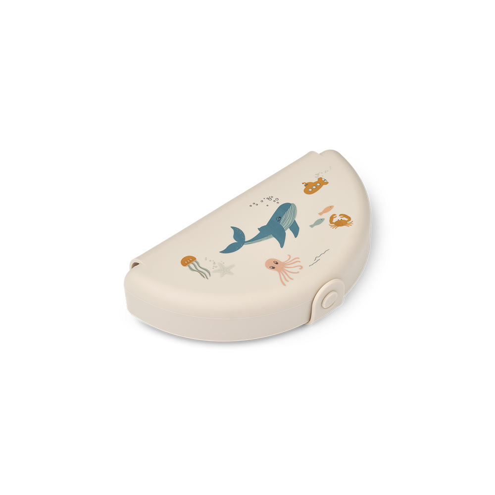 Liewood boîte à goûter pliable « Eugene » Sea Creature/Sandy