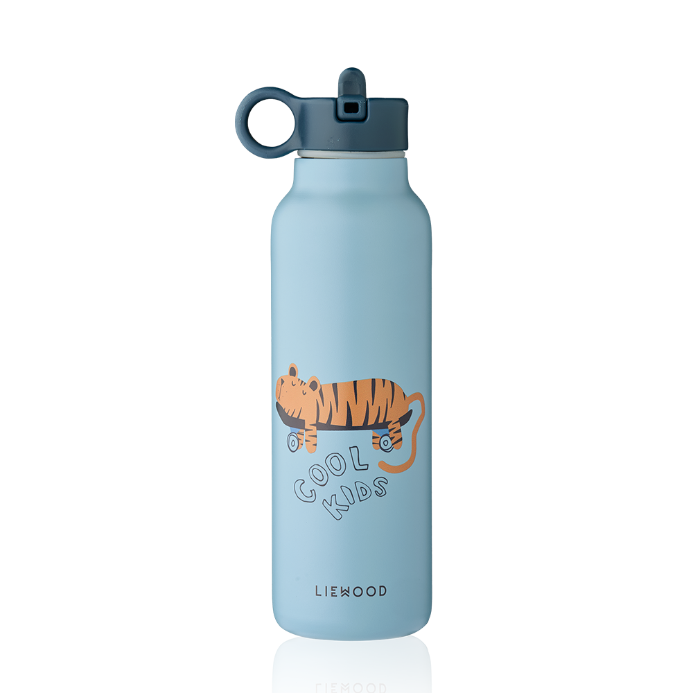 Gourde Liewood 'Falk' 500 ml Tiger/Beach Blue
