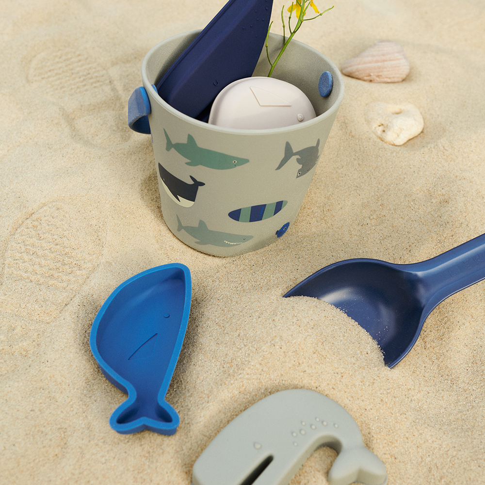 Liewood Sand Play Set 'Gilma' Shark/Dove Blue
