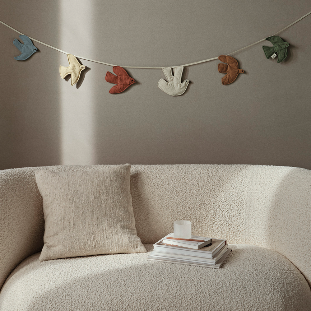 Ferm Living Bird Girlande 'Swif' Multi - Online MY SNOWFLAKE