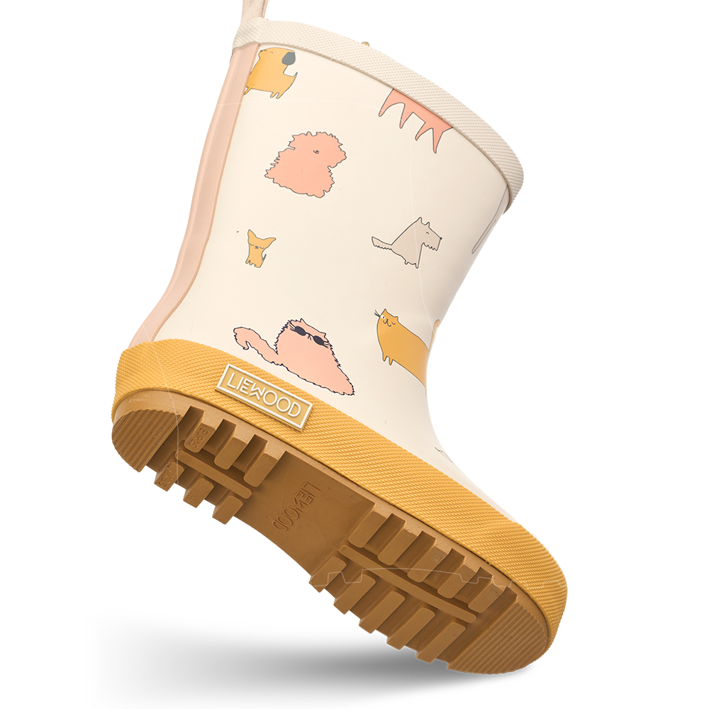 Liewood Thermo Regenstiefel 'Mason' Cats and Dogs/Sandy - Online MY SNOWFLAKE