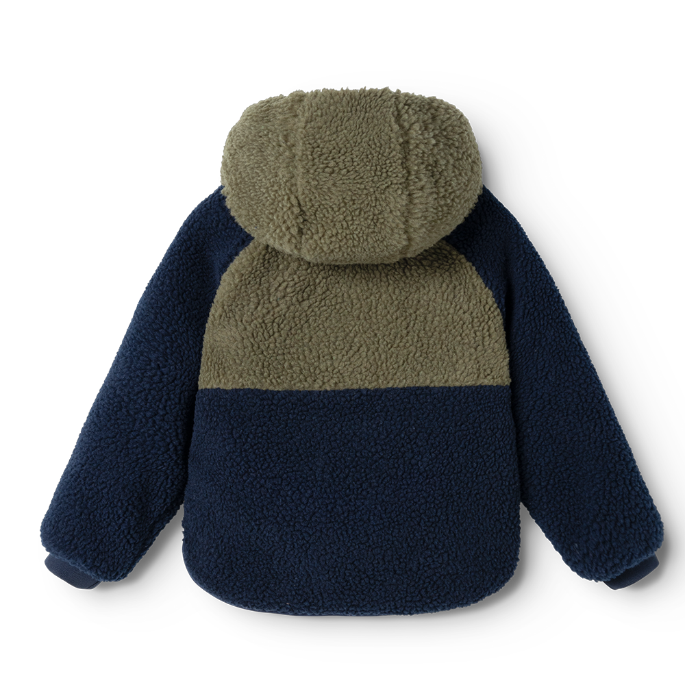 Liewood Reversible Thermal Jacket 'Jackson' Army Brown/Classic Navy