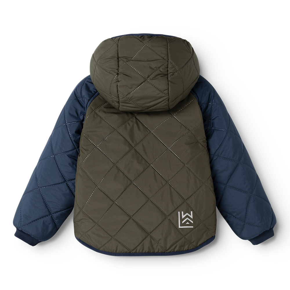 Liewood Reversible Thermal Jacket 'Jackson' Army Brown/Classic Navy