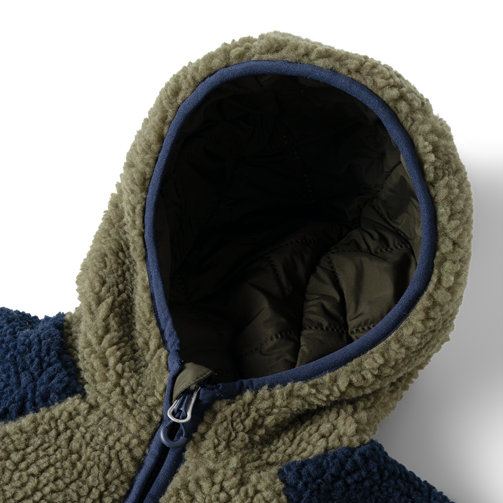 Liewood Reversible Thermal Jacket 'Jackson' Army Brown/Classic Navy