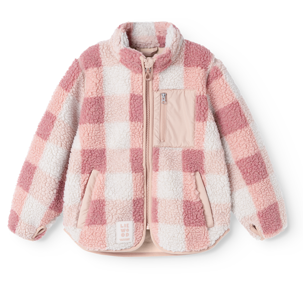 Liewood Jacket 'Nolan' Mega Check/Rose Blush