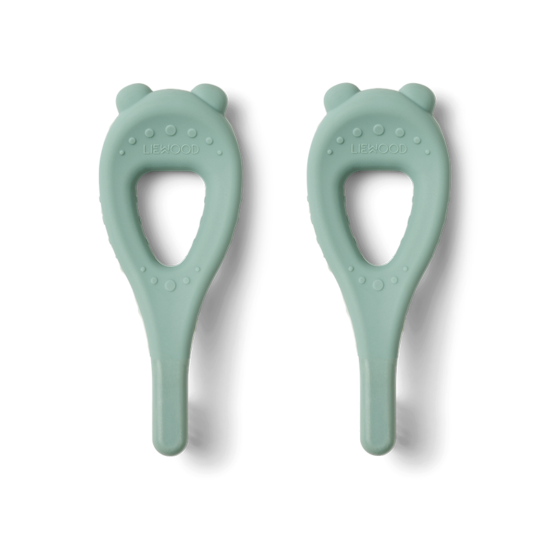 Liewood Brosse à dents d'apprentissage, lot de 2, « Janelle » Peppermint