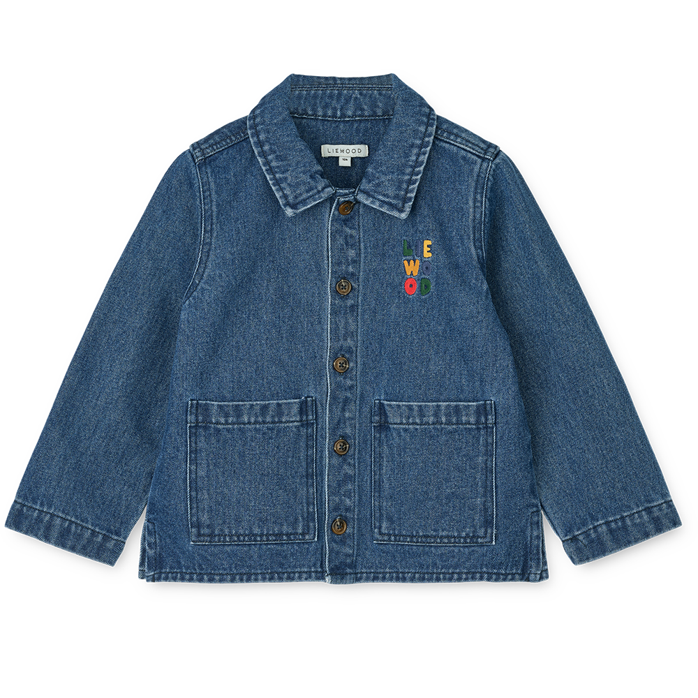 Veste chemise en jean Liewood 'Kinsley' denim bleu moyen