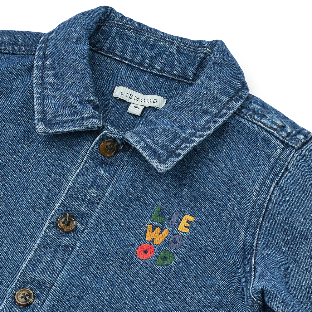Veste chemise en jean Liewood 'Kinsley' denim bleu moyen