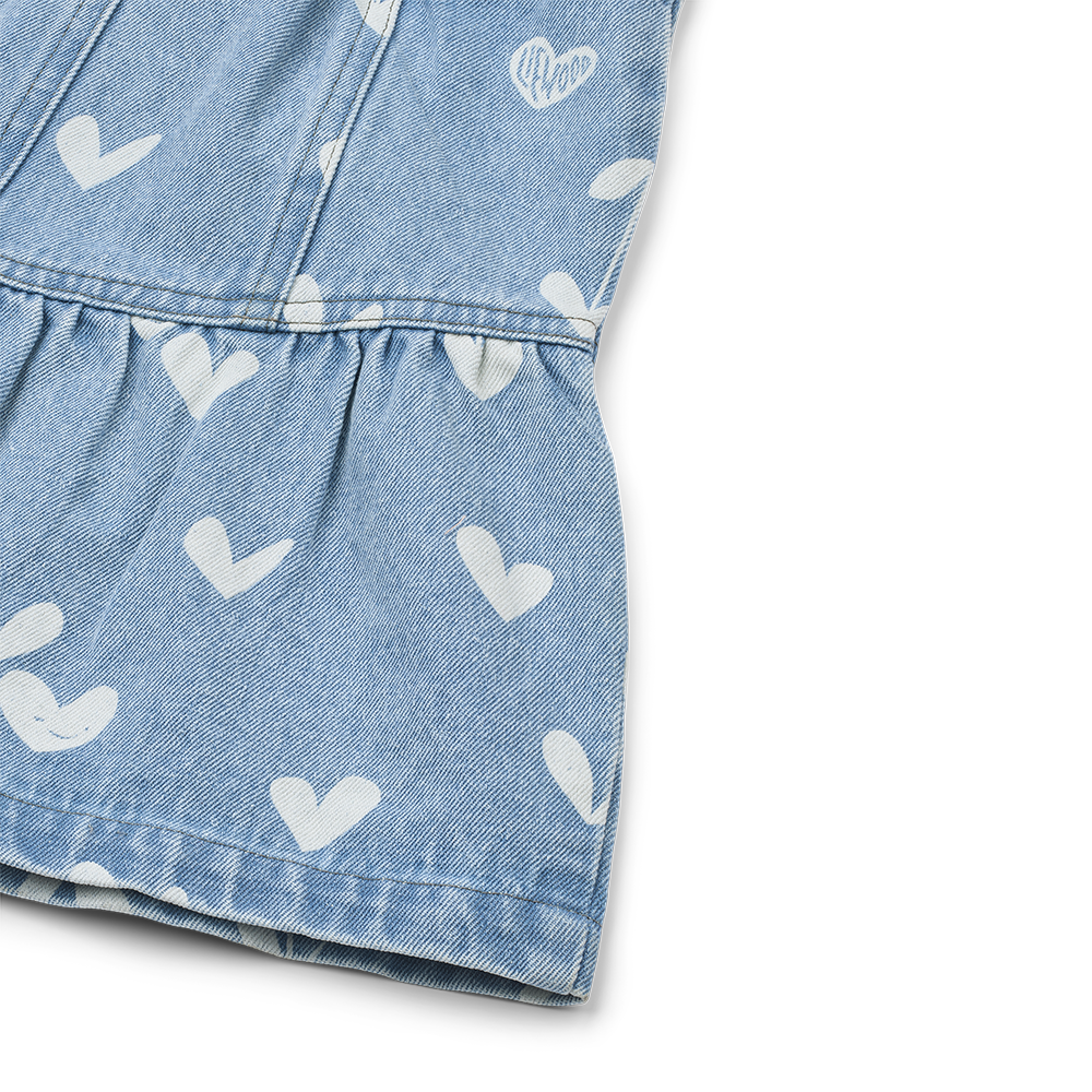 Liewood Jupe en jean 'Dayla' Sweethearts/Denim bleu clair