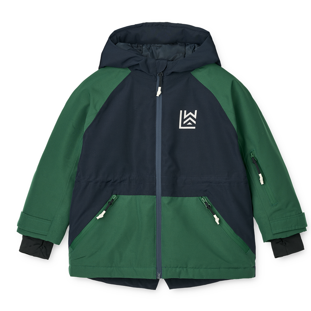 Liewood Veste d'hiver/de ski 'Kalle' Classic Navy/Garden Green