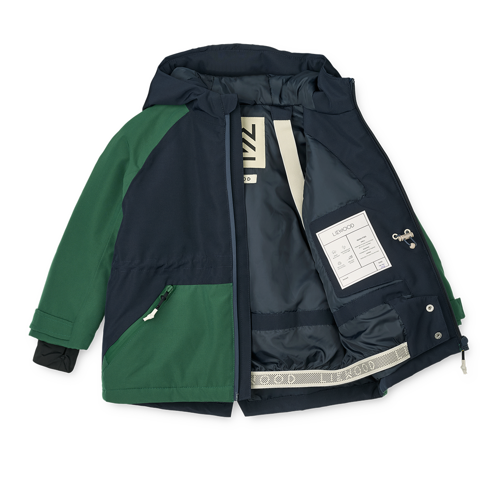 Liewood Veste d'hiver/de ski 'Kalle' Classic Navy/Garden Green