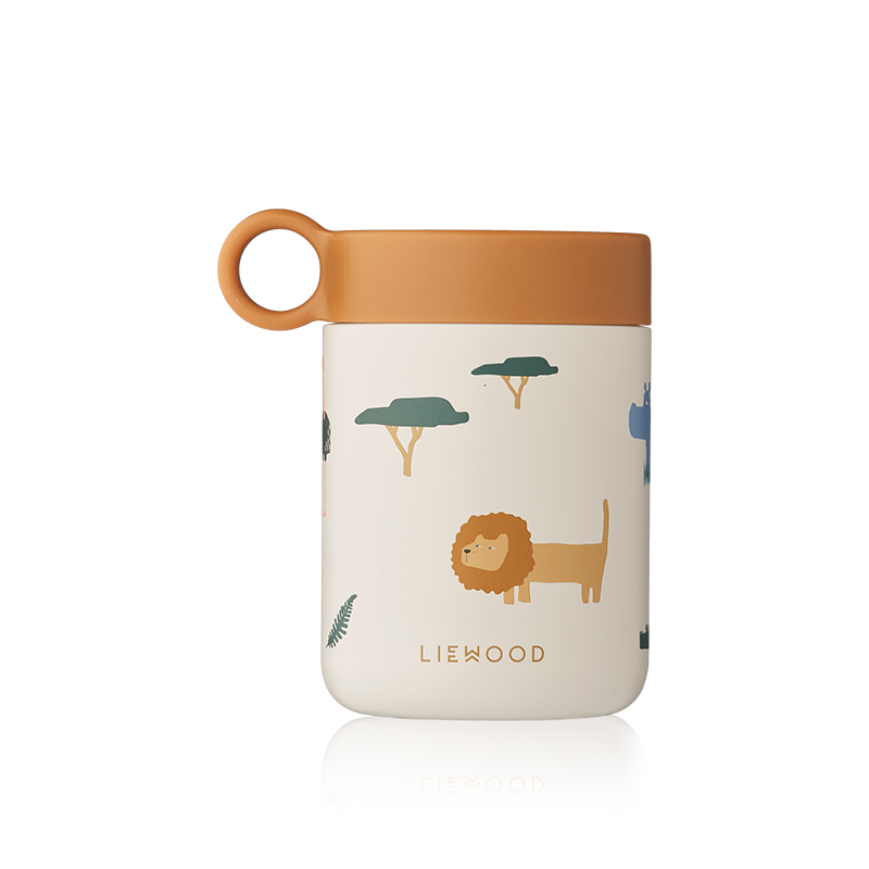 Liewood Thermo Speisegefäss 'Kiani' Safari Sandy Mix