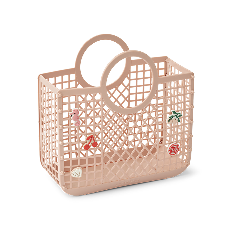 Liewood  Kinder-Einkaufskorb mit Charms 'Samantha' Rose - Online MY SNOWFLAKE