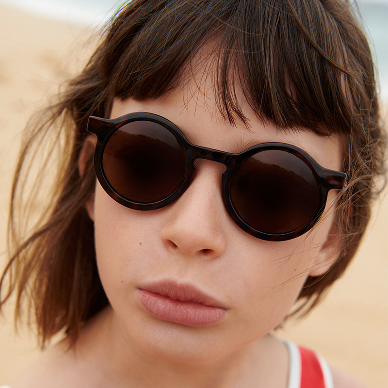 Liewood Kids Sunglasses 'Darla' 4-10 Years Dark Tortoise/Shiny