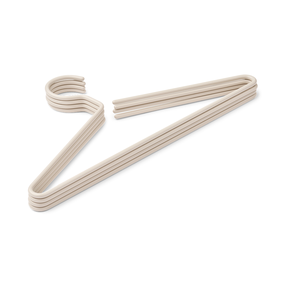 Liewood Children's Clothes Hangers 4-Pack 'Julian' Sandy
