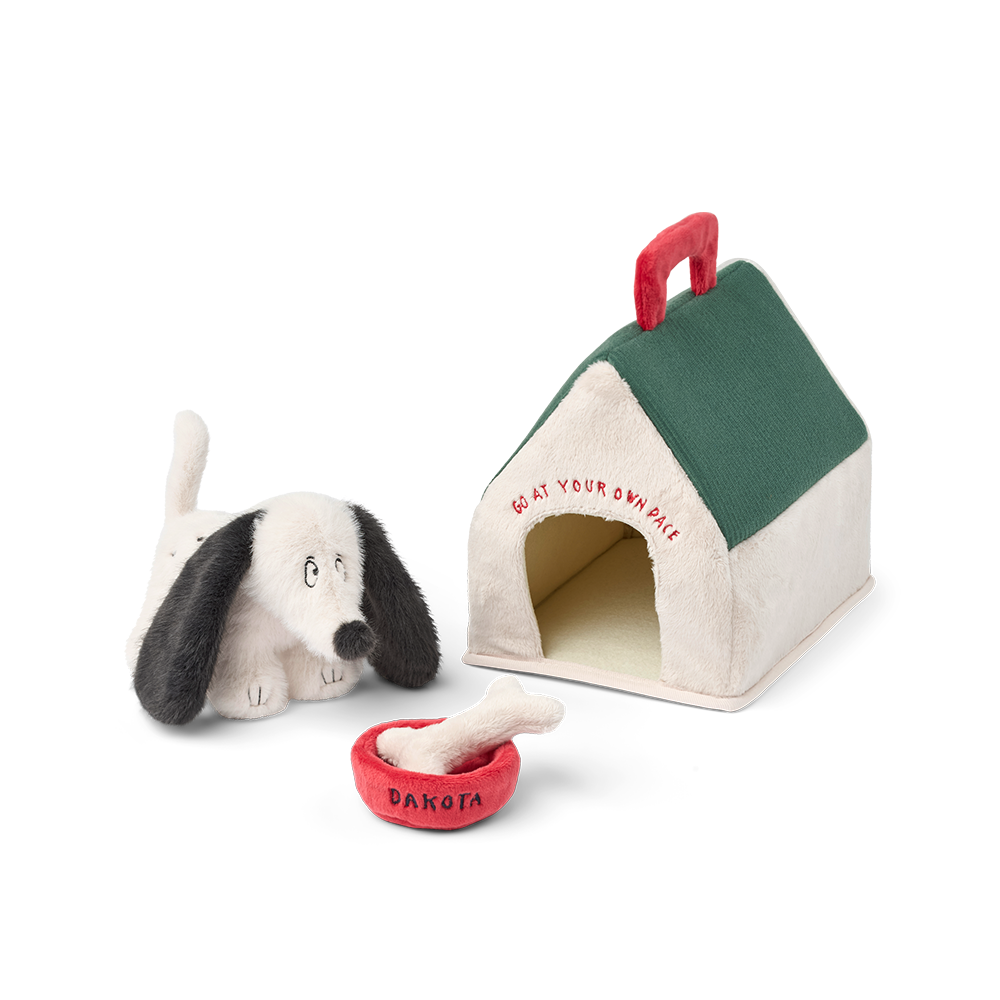 Liewood Kuscheltier Hund mit Hundehaus 'Dakota' Sandy