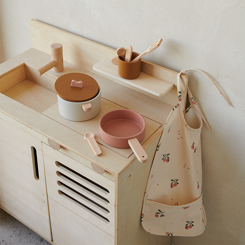 Liewood  Lätzchen 'Lai'  Peach/Sea Shell Mix - Online MY SNOWFLAKE