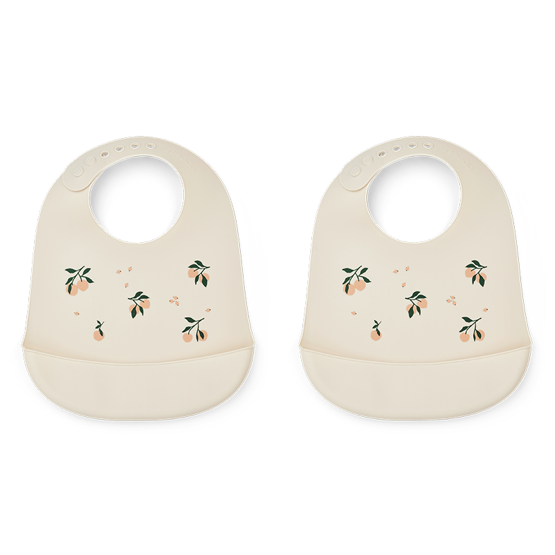Liewood  Silikon Lätzchen 2er Pack 'Tilda'  Peach/Sea Shell Mix - Online MY SNOWFLAKE
