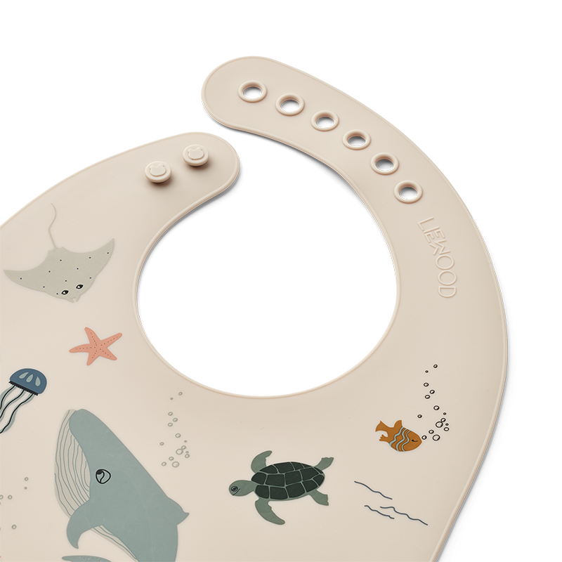 Liewood  Silikon Lätzchen 2er Pack 'Tilda'  Sea Creature/Sandy - Online MY SNOWFLAKE
