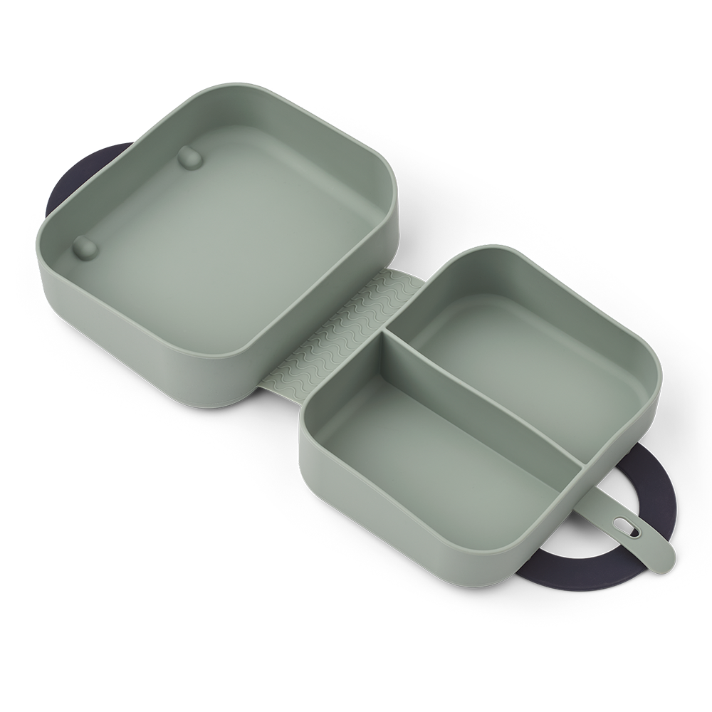 Liewood  faltbare Lunchbox 'Elara' Play/Dusty Peppermint