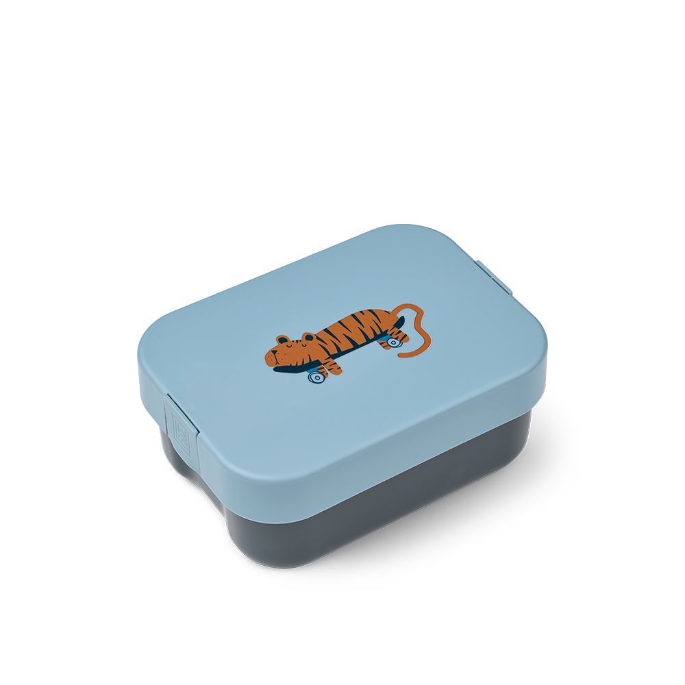 Liewood  Kinder Lunchbox 'Kamil' Tiger/Beach Blue