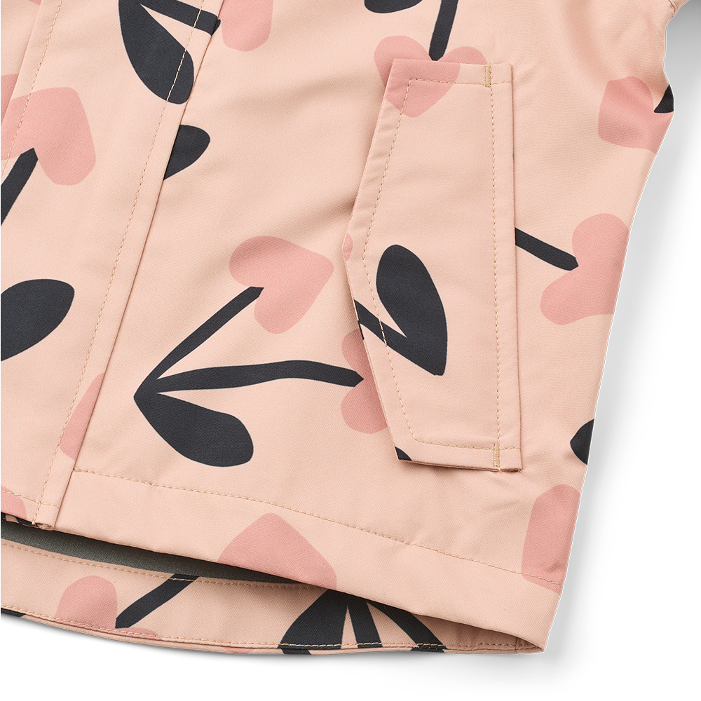 Liewood Rain Jacket/Pants Set 'Manu' Mega Cherry Heart/Rosey Mix