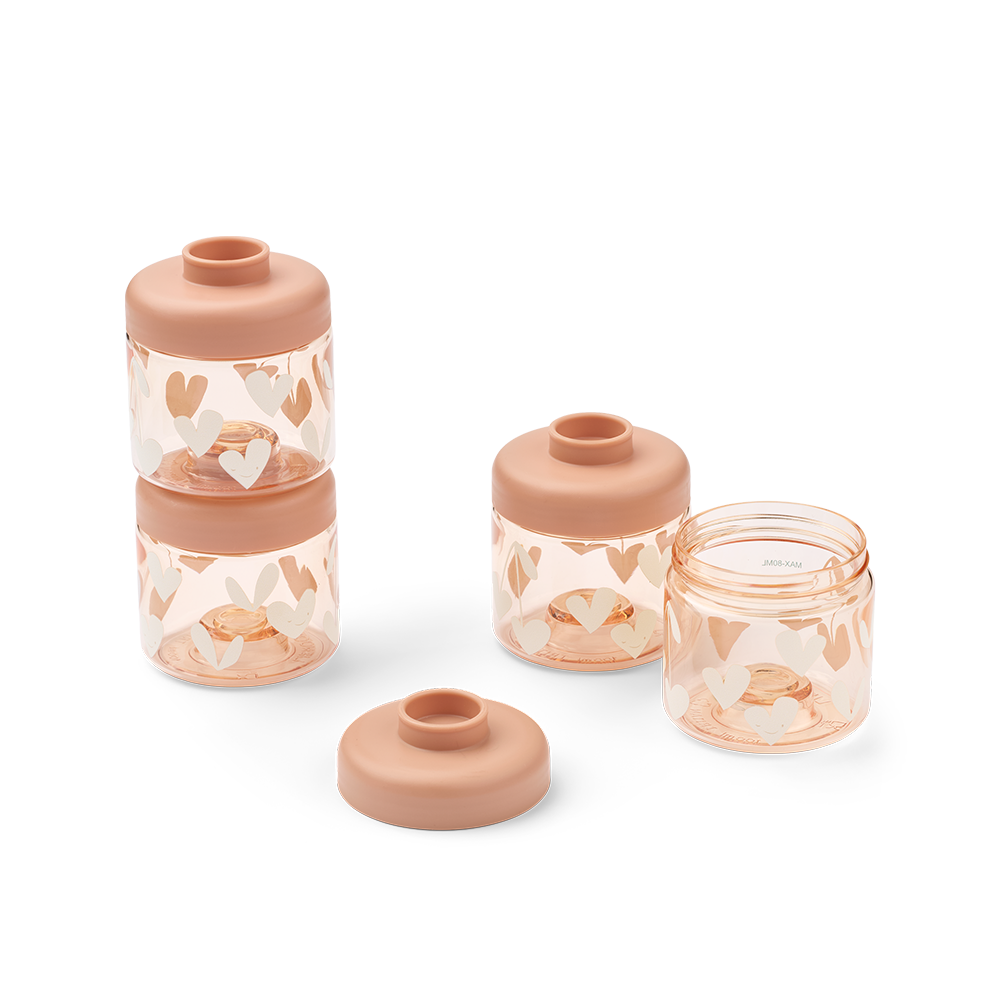 Portionneur de lait en poudre Liewood 'Dominique' Sweethearts/Pale Tuscany