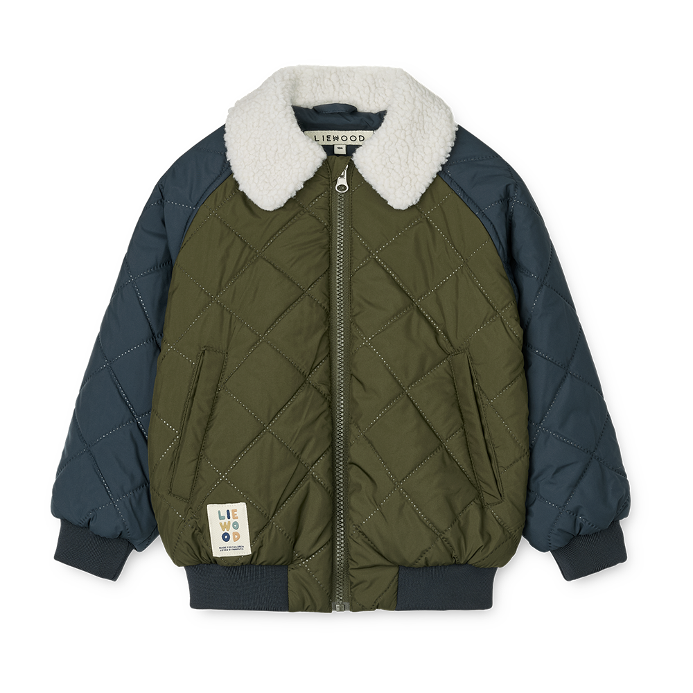 Liewood Thermojacke 'Mira' Classic Navy/Army Brown - Online MY SNOWFLAKE