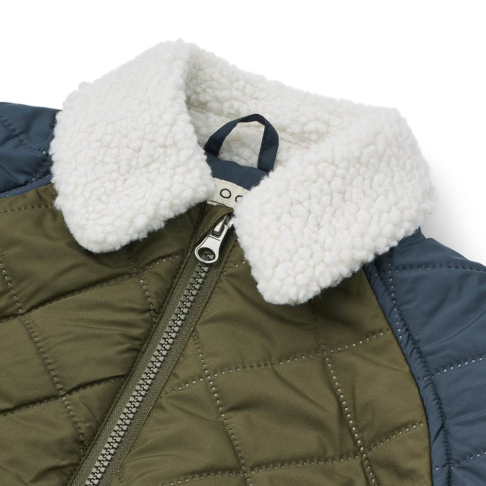 Liewood Thermojacke 'Mira' Classic Navy/Army Brown - Online MY SNOWFLAKE