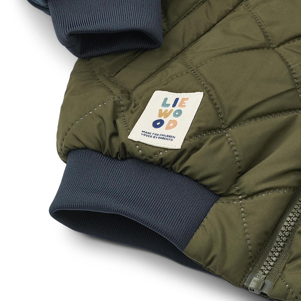Liewood Thermojacke 'Mira' Classic Navy/Army Brown - Online MY SNOWFLAKE