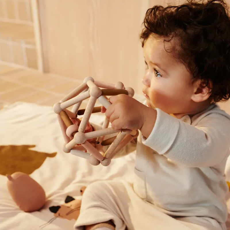 Liewood Motorik Wooden Baby Toy 'Annemette' Mustard Multi Mix