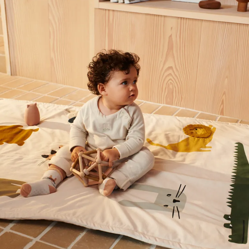 Liewood Motorik Wooden Baby Toy 'Annemette' Mustard Multi Mix