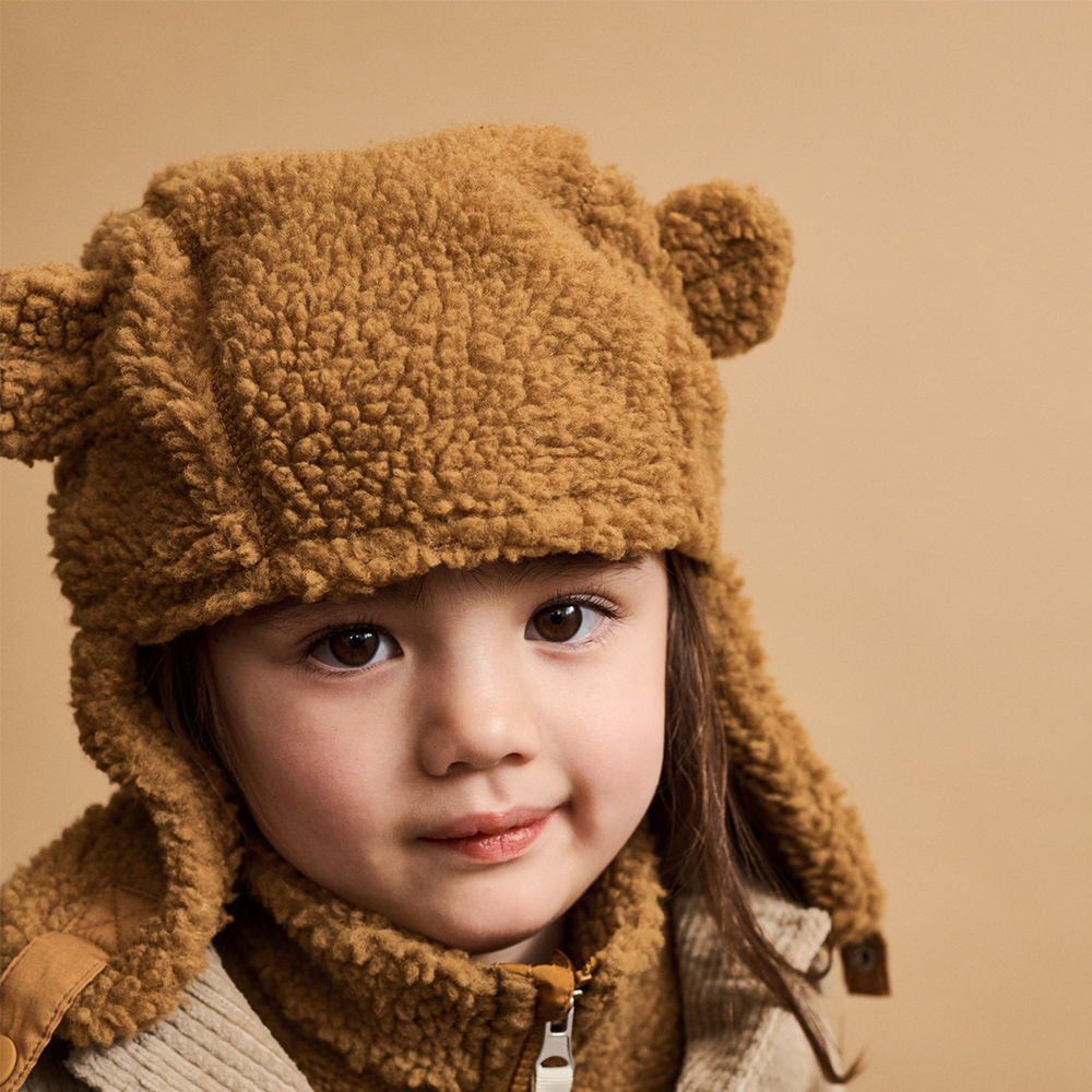 Liewood  Teddy Mütze mit Ohrenklappen 'Bravo' Golden Caramel
