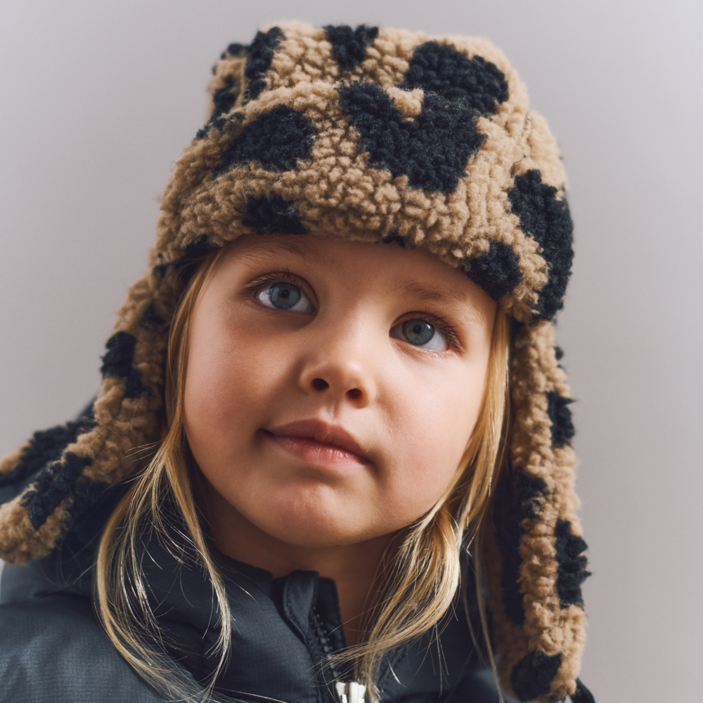Liewood  Teddy Mütze mit Ohrenklappen 'Bravo'  Mega Leo/Oat Mix - Online MY SNOWFLAKE