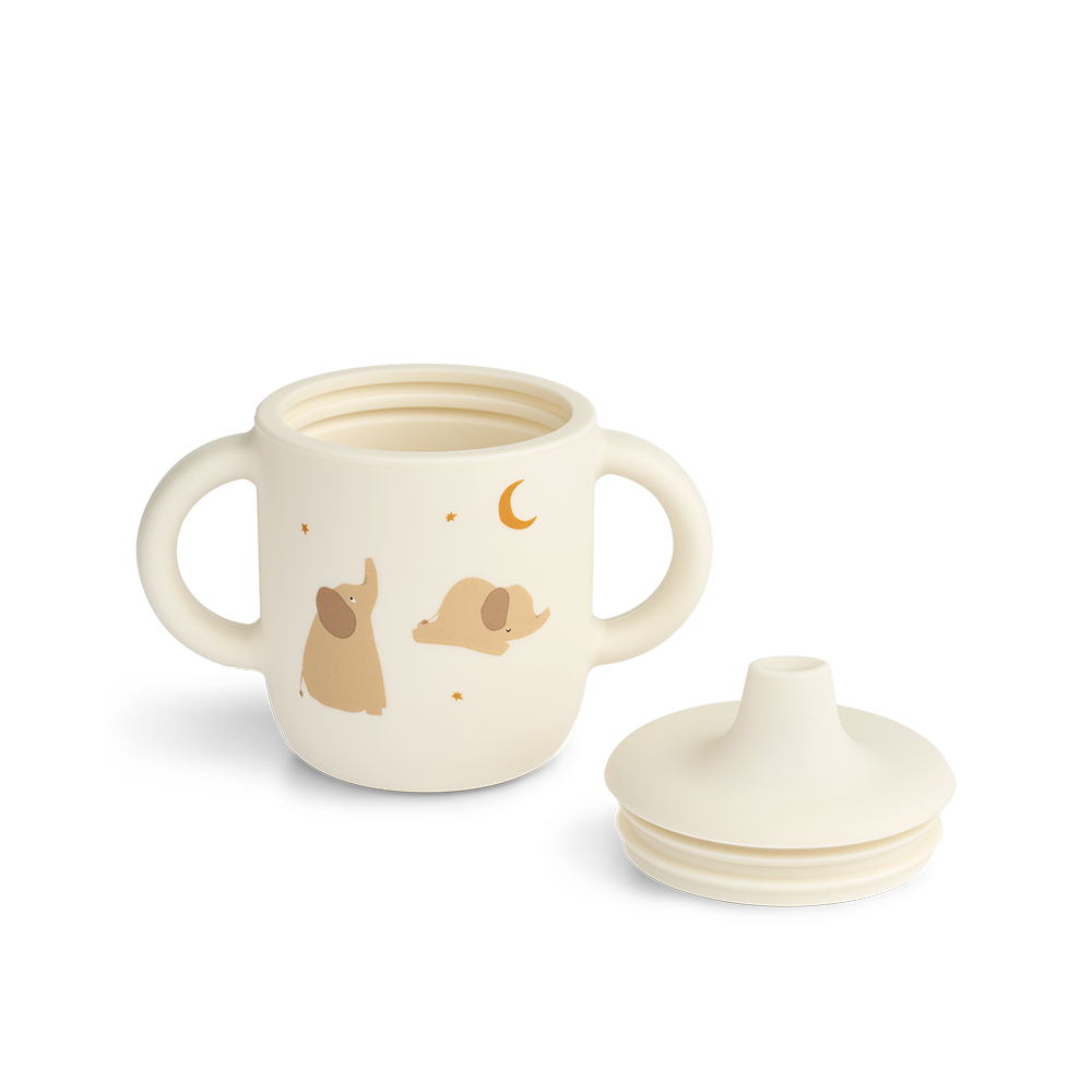 Liewood Silikon Trinkbecher 'Neil' Elephant/Creme de la Creme