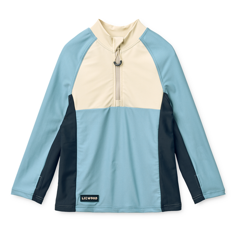 Liewood UV Swim Shirt 'Oluf' Beach Blue Mix