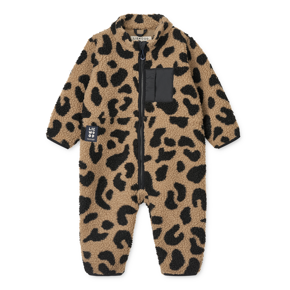 Liewood Baby Overall 'Nolano' Mega Leo/Oat Mix - Online MY SNOWFLAKE