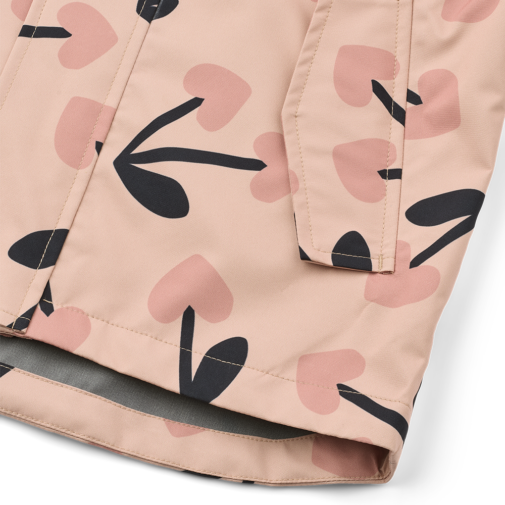 Liewood Ensemble imperméable « Pedia » Mega Cherry Heart/Rosey Mix