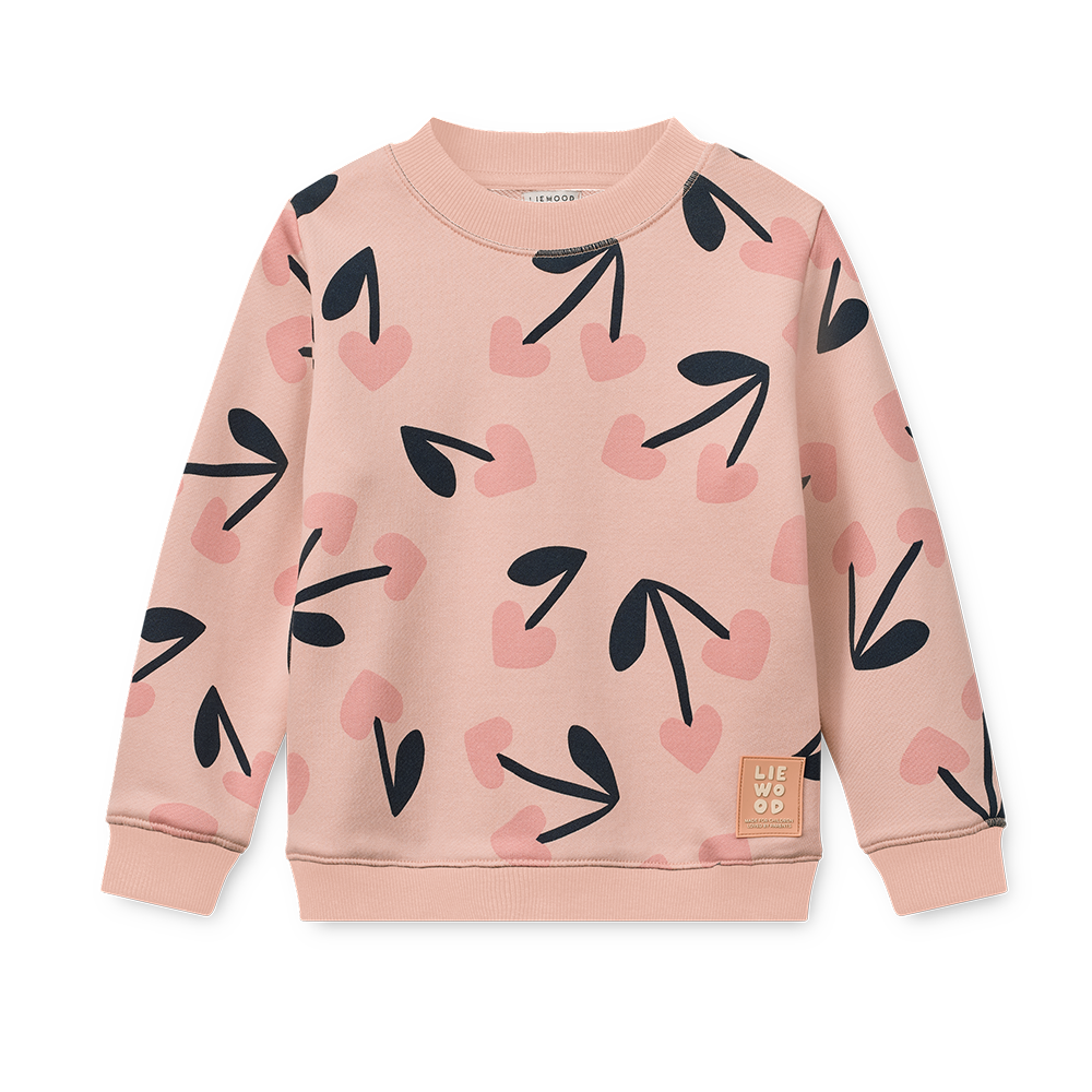 Liewood Pull 'Ridley' Mega Cherry/Heart Rosey