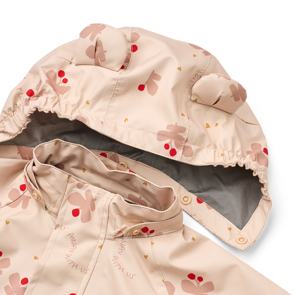 Liewood Rain Jacket/Pants Set 'Manu' Butterfly/Apple Blossom