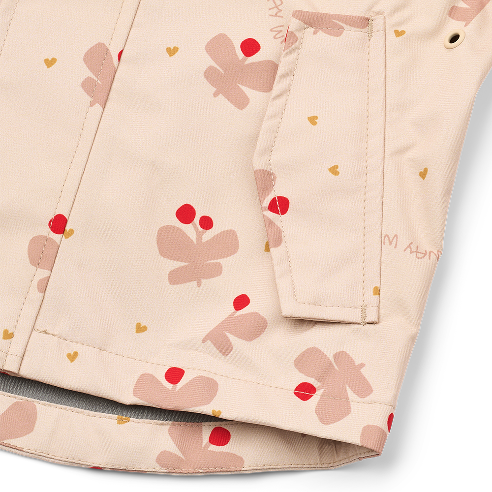 Liewood Rain Jacket/Pants Set 'Manu' Butterfly/Apple Blossom