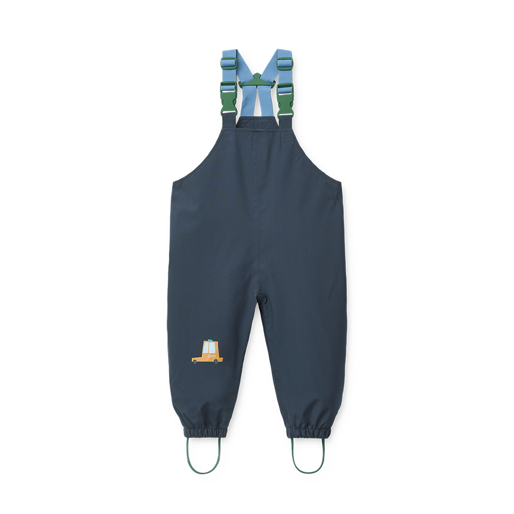 Liewood  Regenjacke/-hose Set 'Manu' Cars/Classic Navy