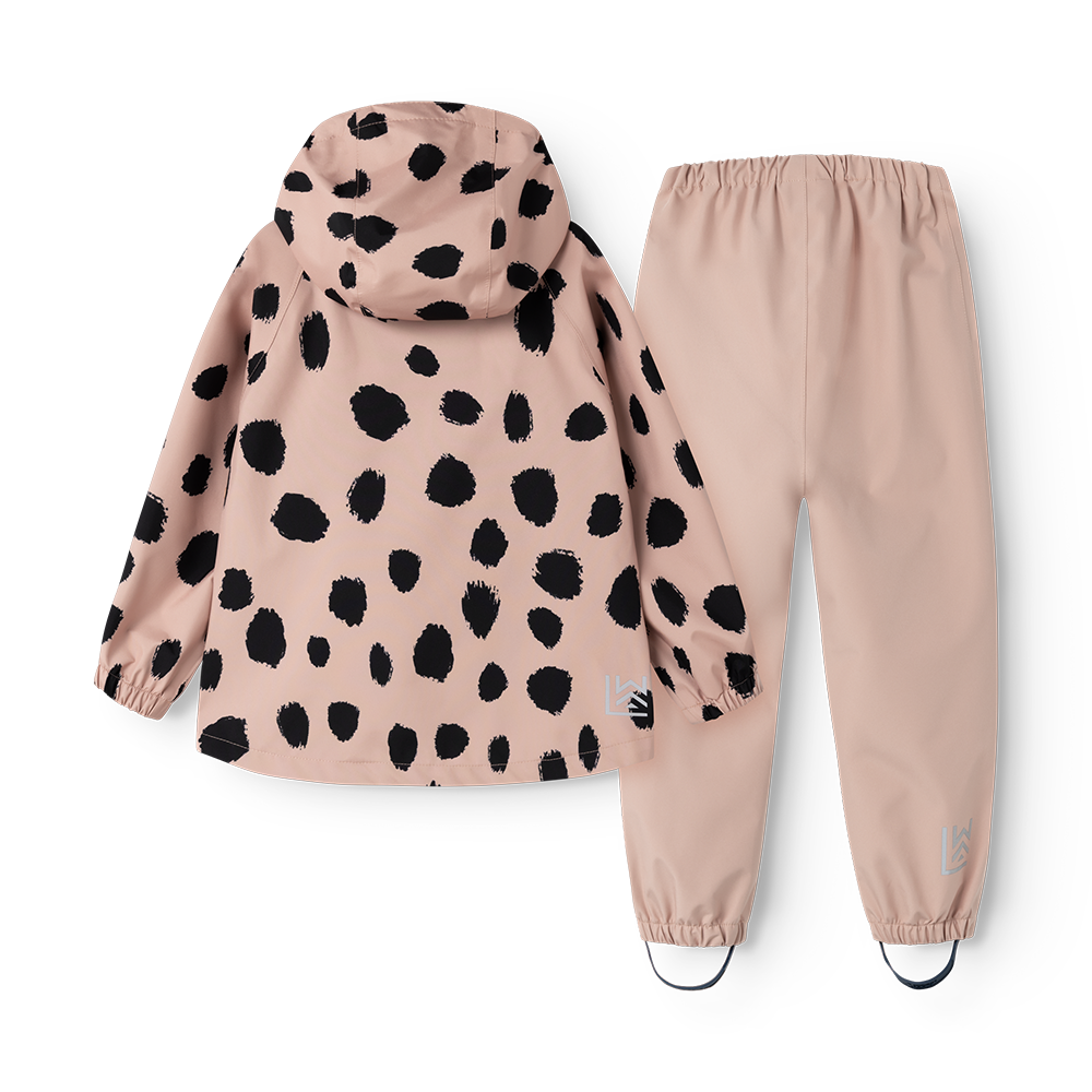 Liewood  Regenjacke/-hose Set 'Pedia' Mega Leo Spot/Pale Tuscany