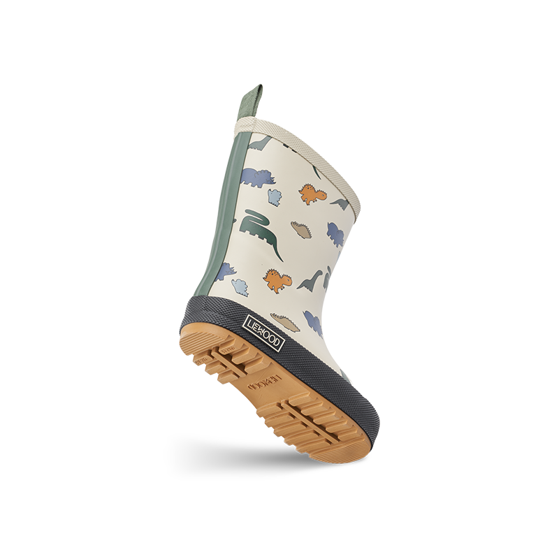 Regenstiefel für Kinder mit Dinoprint von Liewood.